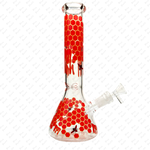10" Honey Bee Beaker Bong