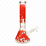 10" Honey Bee Beaker Bong